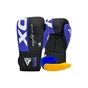 Боксерські рукавички RDX F4 Boxing Sparring Gloves Hook & Loop Blue/Black 14 унцій (BGR-F4U-14OZ) - зменшене зображення 1