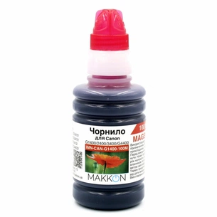 Чорнило Makkon для Canon G1400/2400/3400/G4400 100 мл magenta (IMN-CAN-G1400-100M) зображення 1