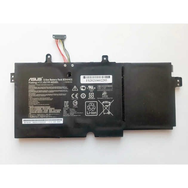 Аккумулятор для ноутбука ASUS Q551 B31N1402, 4110mAh (48Wh), 3cell, 11.4V, Li-ion (A47627) - изображение 1