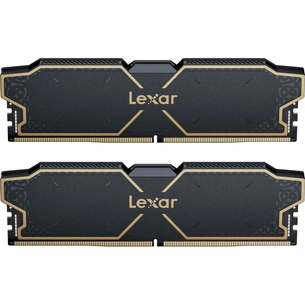 Модуль пам'яті для комп'ютера DDR5 32GB (2x16GB) 6000 MHz Thor Black Lexar (LD5U16G60C38LG-RGD) зображення 1