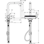 Змішувач Hansgrohe Aquno Select M81 , 21 см, чорний матовий (73836670) - зменшене зображення 4