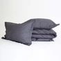 Постільна білизна MirSon Satin 30-0012DarkGray 160х220 Сімейний (2200005252017) - зменшене зображення 11