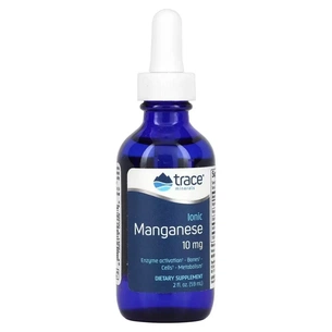 Мінерали Trace Minerals Марганець іонний у краплях, 10 мг, Ionic Manganese, 59 мл (TMR-00358) зображення 1