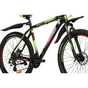 Велосипед Premier Tsunami 27 Disc 20" Black - Green - Red 2018 (SP0004692) - зменшене зображення 3