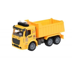 Спецтехніка Same Toy инерционный Truck Самосвал желтый со светом и звуком (98-614AUt-1) зображення 1