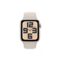 Смарт-годинник Apple Watch SE 2023 GPS 40mm Starlight Aluminium Case with Starlight Sport Band - M/L (MR9V3QP/A) - зменшене зображення 2