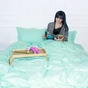 Постільна білизна MirSon Satin Stripe 30-0014 Mint 143х210 Полуторна (2200005252802) - зменшене зображення 5