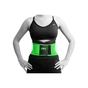 Пояс компресійний MadMax MFA-277 Slimming belt Black/neon green L (MFA-277-GRN_L) - зменшене зображення 2