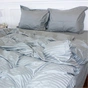 Постільна білизна MirSon Satin Stripe 30-0010 Light Gray 143х210 Полуторна (2200005251119) - зменшене зображення 2