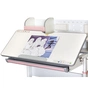 Парта Mealux Edmonton Multicolor Pink (BD-610 W/МС + PN з полицею) - уменьшенное изображение 5