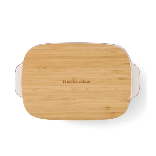 Форма для випікання KitchenAid з кришкою керамогранітна 1,9 л Червона (CC006106-001) - picture 3