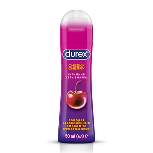 Інтимний гель-змазка Durex Play Cherry зі смаком та ароматом вишні (лубрикант) 50 мл (4820108005099) зображення 1