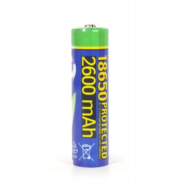 Аккумулятор EnerGenie 18650 Li-Ion 2600 mAh BL 1шт - зображення 1