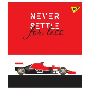 Зошит Yes А4 Square Never Settle клітина 48 аркушів (764418) зображення 1