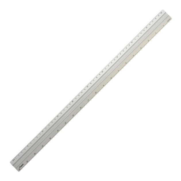 Лінійка Axent aluminum, 50cm, grey (7450-А) - изображение 1