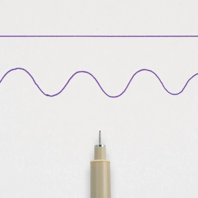 Лайнер Sakura Pigma Micron (0.1) 0,25 мм Фіолетовий (084511306332) - picture 4