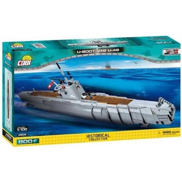 Конструктор Cobi Підводний човен U-48 800 деталей (COBI-4805) - зображення 1