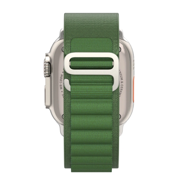 Ремінець до смарт-годинника Armorstandart Alpina Band для Apple Watch 49/46/45/44/42 (Series 1-3) Green (ARM64981) - picture 6