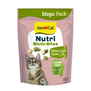 Вітаміни для котів GimCat Nutri Biotin Bites для покращення стану шерсті та шкіри з морськими водоростями 425 г (4002064419701) зображення 1