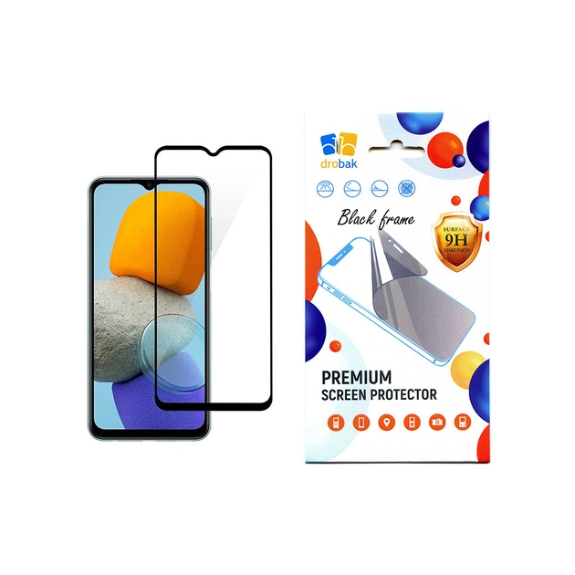 Стекло защитное Drobak Samsung Galaxy A13 (Black) (505068) - изображение 1