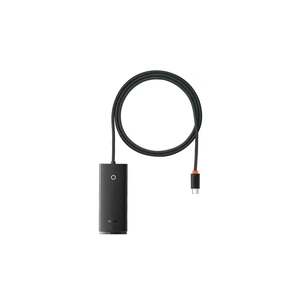 Концентратор Baseus USB-C to 4xUSB 3.0 1.0m black (WKQX030401) изображение 1