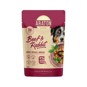Вологий корм для собак ARATON Adult with Beef and Rabbit 85 г (ART47933) зображення 1