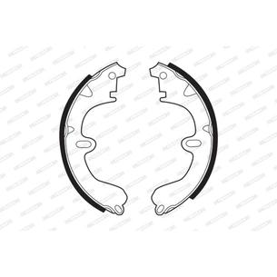 Гальмівні колодки FERODO FSB208 зображення 1