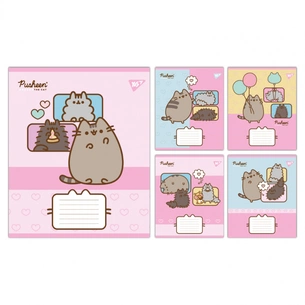 Зошит Yes Pusheen Funny А5 12 аркушів коса лінія (767604) зображення 1