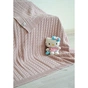 Плед Прованс Soft коси Пудра 140x180 см (11687) - зменшене зображення 2