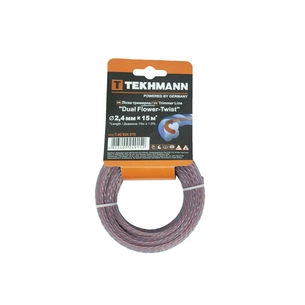 Жилка косильна Tekhmann "DUAL Flower-Twist" 2,4 мм x 15 м (T.40924015) picture 1