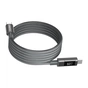 Дата кабель USB-C to USB-C 1.2m PD60W magnetic digital display nylon gray Choetech (XCC-1067-GY) - уменьшенное изображение 1