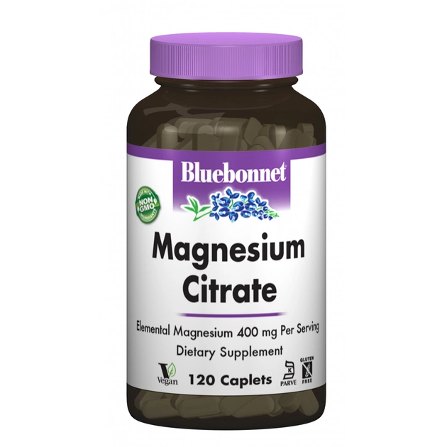 Минералы Bluebonnet Nutrition Цитрат Магния, 120 капсул (BLB-00731) - изображение 1