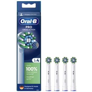 Насадка для зубної щітки Oral-B Cross Action EB50RX 4 шт (8006540847770) зображення 1