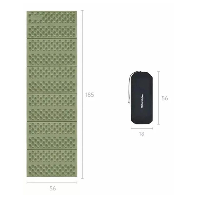 Туристичний килимок Naturehike IXPE CNK2550WS030, алюмінієва плівка, 18 мм, медово-золотий (6977465868190) - picture 4