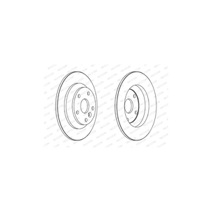 Гальмівний диск FERODO DDF1616 зображення 1