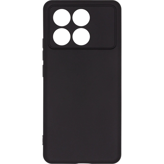 Чохол до мобільного телефона Armorstandart Matte Slim Fit Xiaomi Poco X6 Pro 5G Camera cover Black (ARM73364) - зображення 1