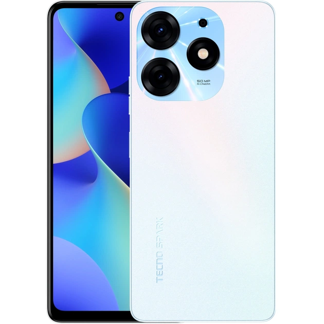 Мобільний телефон Tecno KI7 (Spark 10 Pro 8/256Gb) Pearl White (4895180796111) - изображение 1