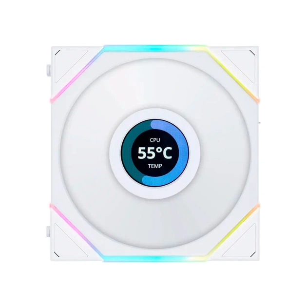 Кулер до корпусу Lian Li TLLCD 120-3, White Cooler (G99.12TLLCD3W.00) - picture 5