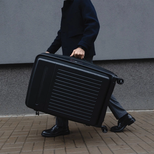 Валіза Bagland велика 96 л чорна (1140521762) - зображення 9