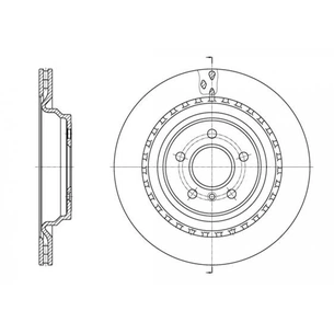 Гальмівний диск REMSA 61636.10 зображення 1