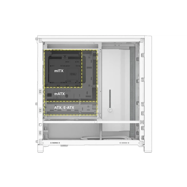 Корпус для ПК Corsair FRAME 4000D RS White (CC-9011313-WW) - picture 3