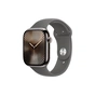 Смарт-годинник Apple Watch Series 10 GPS + Cellular 46mm Natural Titanium Case with Stone Grey Sport Band - S/M (MWY93QH/A) - зменшене зображення 1