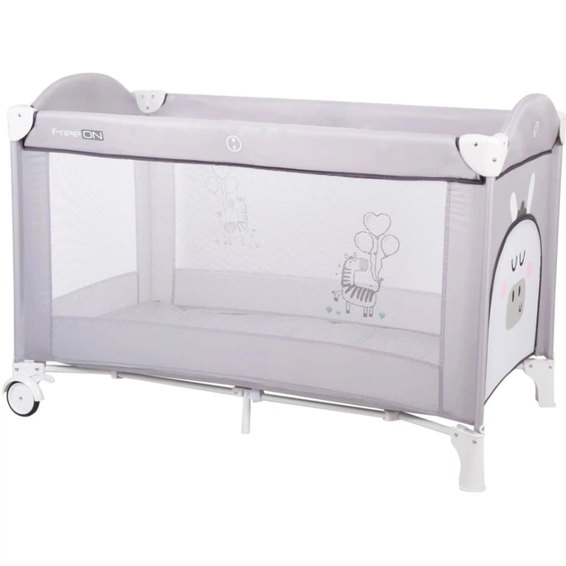 Дитячий манеж FreeON Balloon zebra Grey (45814) - зображення 1