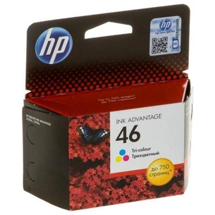 Картридж HP DJ No. 46 Ultra Ink Advantage Color (CZ638AE) зображення 1