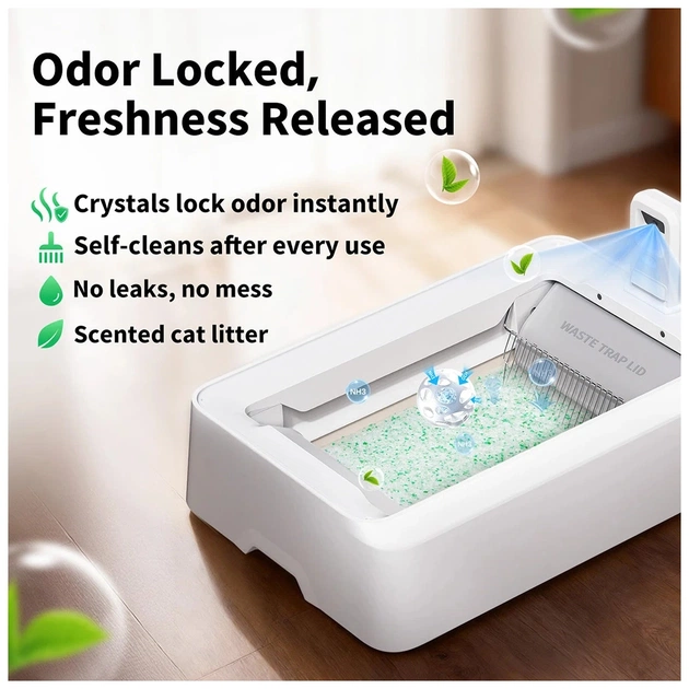 Наповнювач для туалету Petkit для PUROBOT CRYSTAL DUO Fresh Green (сет 4 шт) (C02) - picture 4