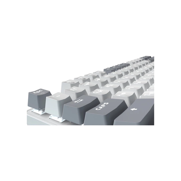 Клавіатура GamePro Genesis Metallic MK110W Outemu Red Switch USB UA White (MK110W) - зображення 6