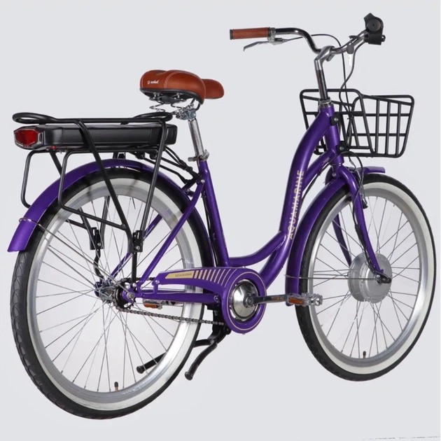 Електровелосипед Dorozhnik 26" eAQUAMARINE BH рама-17" 36B 13А*г 500Вт 2026 фіолетовий (ELB-D-26-295) - picture 3