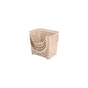 Кошик для зберігання Violet House 0409 Ажур Cappuccino 4 шт. (0409 Ажур CAPPUCHINO Набір 4 шт) - зменшене зображення 4