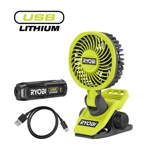 Вентилятор Ryobi USB Lithium RCF4-120G (5133006143) зображення 1