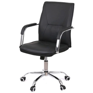 Офісне крісло Аклас Смарт Soft TILT Чорний (PU Black) (00161489) зображення 1